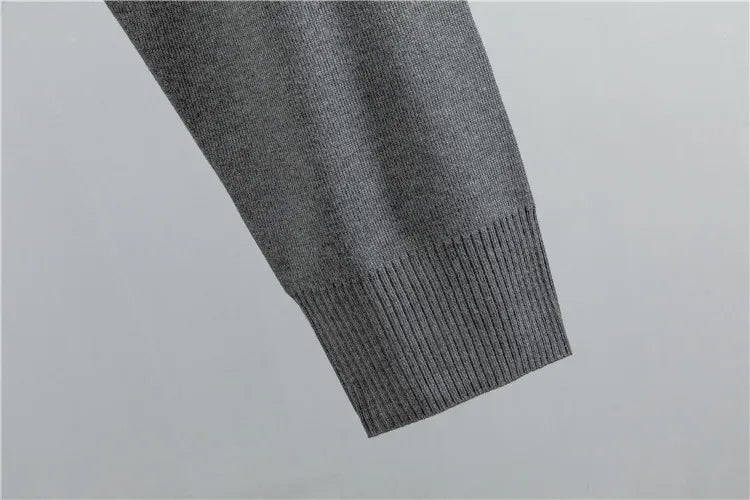 Knitted Casual Two Piece Set for Women Featuring Long Sleeve Pullover Sweater and Stylish Pants Suit