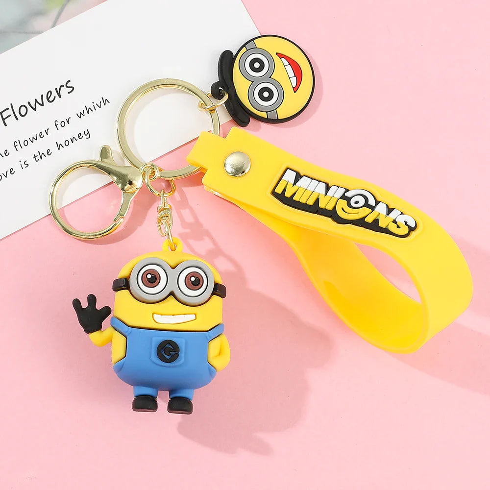 Kawaii Minions Keychain Pendant Creative Cartoon Bag Decoration Gift