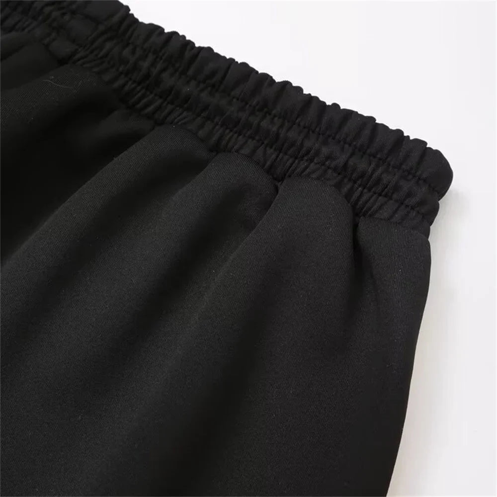 Women's Fashion Casual Zipper Pilot Jacket and High Waist Wide Leg Pants Set with Side Stripes