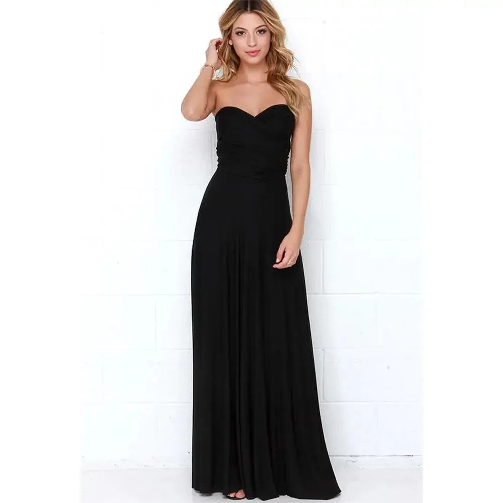 Convertible Multiway Wrap Maxi Dress For Party Event
