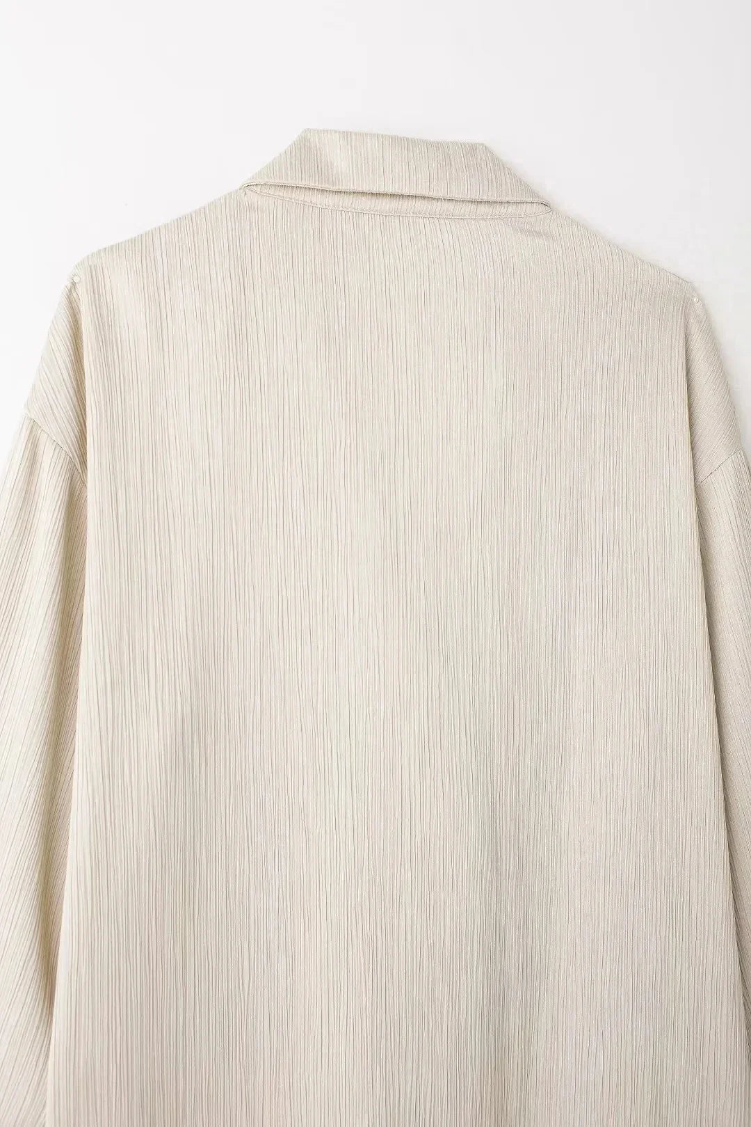 Trendy Women's Cozy Suit Set with Double Breasted Coat and Wide Leg Pants