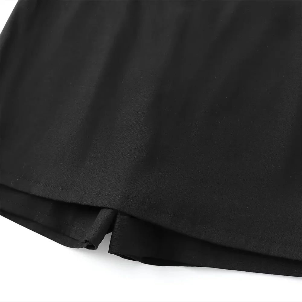 Sexy Backless Straight Neck Solid Color Suspender Short Jumpsuit for Women Casual Summer Fashion