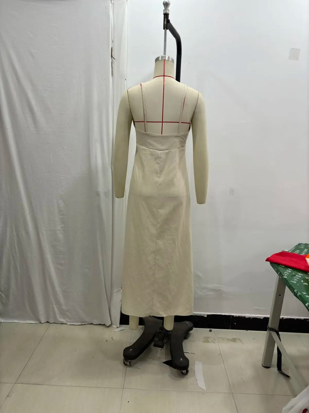 Linen Blended Suspender Dress For Women Summer French