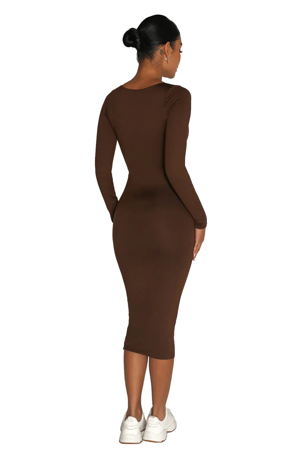 Velvet Bodycon Dress For Women Long Sleeve Party Clubwear