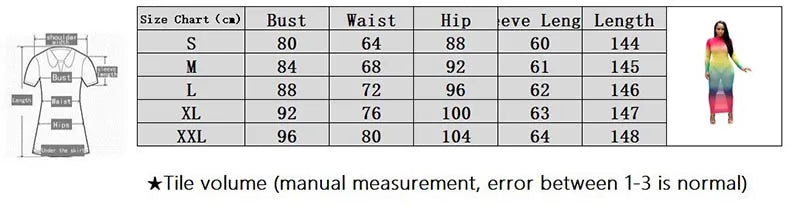 Rainbow Gradient Sheer O Neck Dress For Clubwear Nights