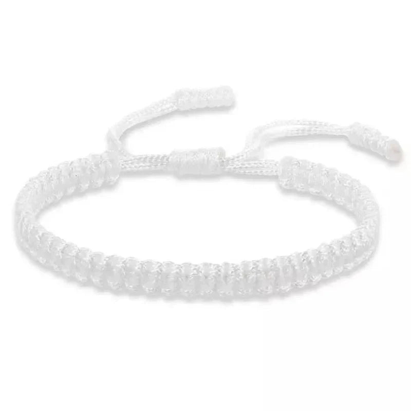 Handmade Red and Black Braid String Bracelets Buddhist Tibetan Amulet for Good Luck Jewelry Gifts for Women and Girls