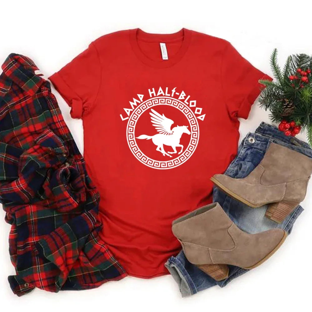Camp Half Blood T Shirt Unisex Percy Jackson Magical Gift Fall Training Camp Tee