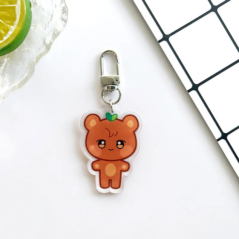 10CM Cute Plush Doll Keychain Pendant for Fans Accessories