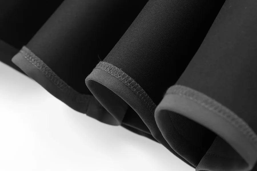 Little Black Dress Elegant Sleeveless Boat Neck Swing Dress