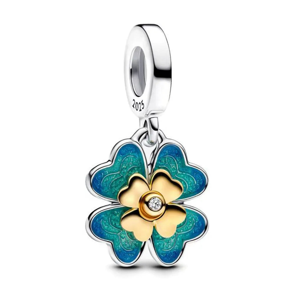 925 Sterling Silver Disney Pendant Beads for DIY Bracelets Perfect Women's Fashion Gift