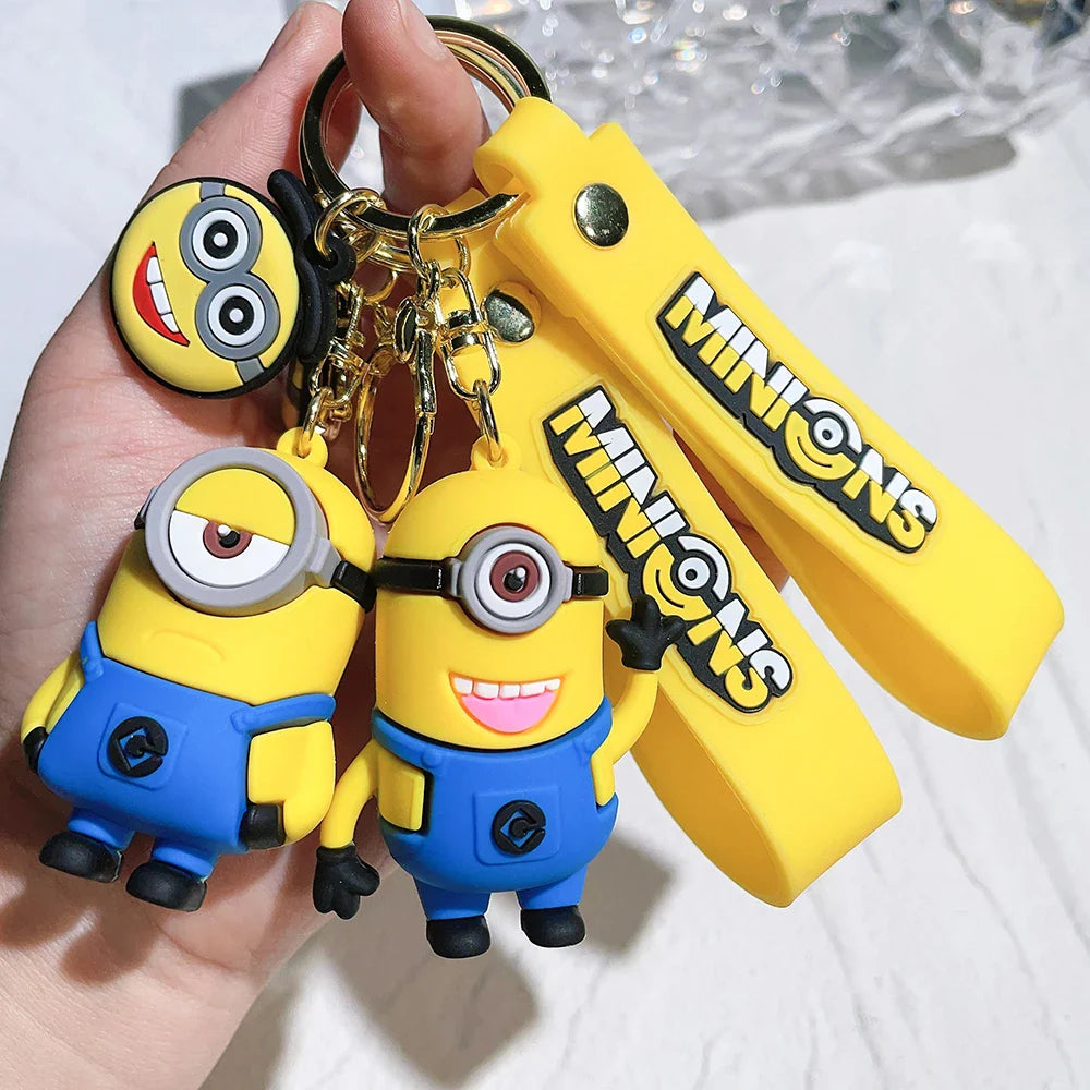 Kawaii Minions Keychain Pendant Creative Cartoon Bag Decoration Gift