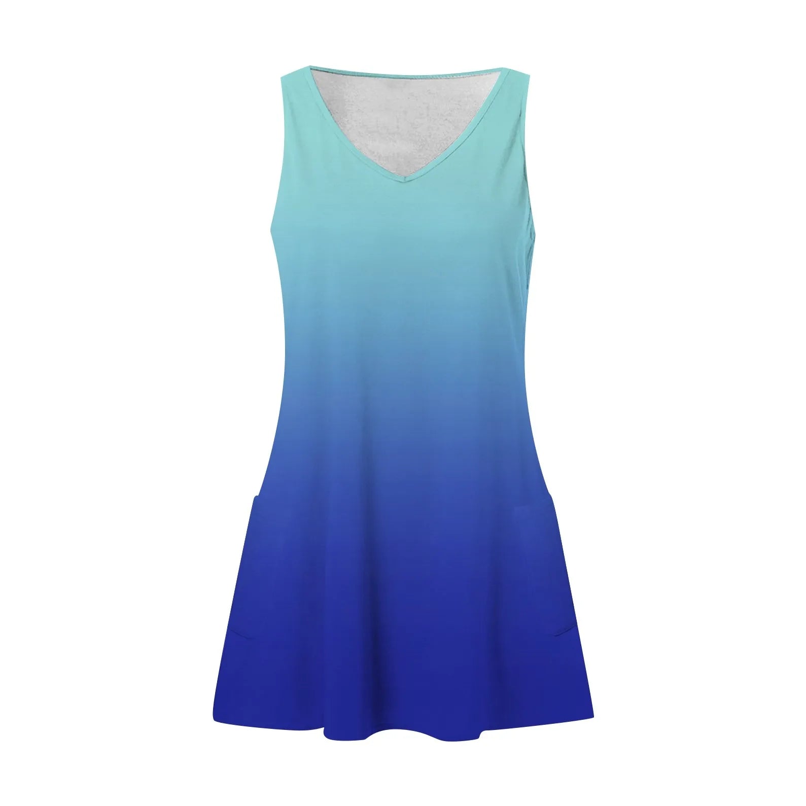 Boho Floral Sundress With Pockets For Women Tank Dress