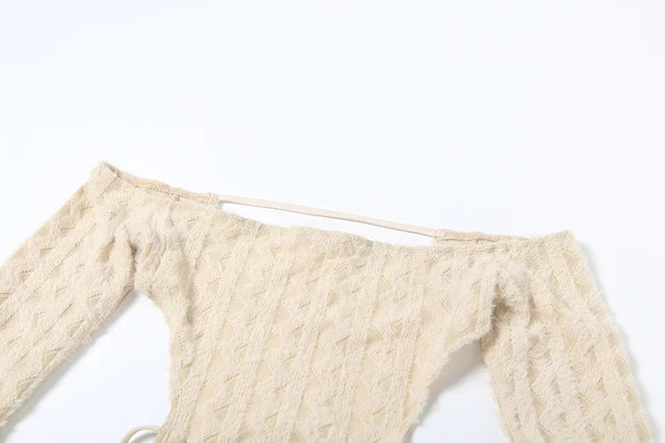 Backless Mini Dress For Juniors High Street Chic Autumn