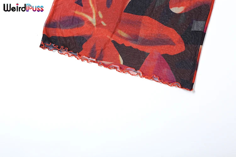 Colorful Print Velvet Bodycon Dress Women Long Sleeve