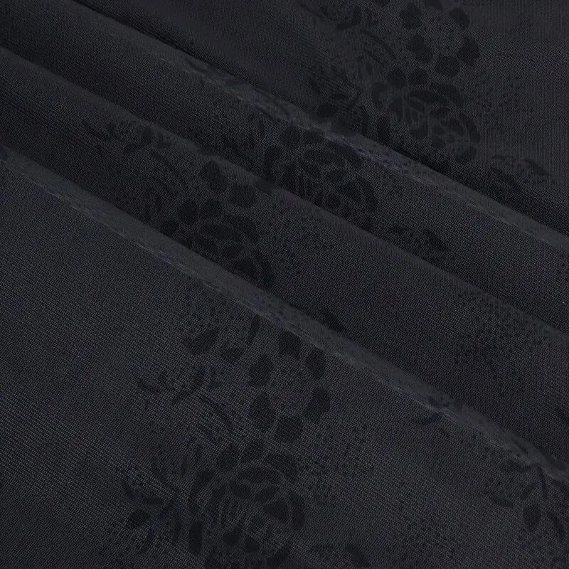 Gothic Floral Sleeveless Patchwork Dress for Party Night