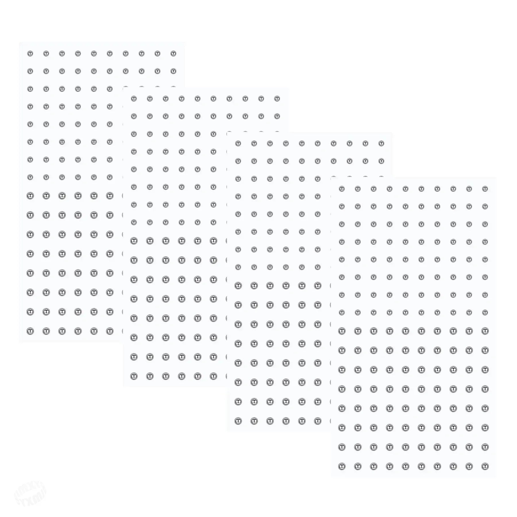 Fake Eyebrow Piercing Stick On Non Piercing Face Jewelry Set with Adhesive Lip Labret and Nose Studs