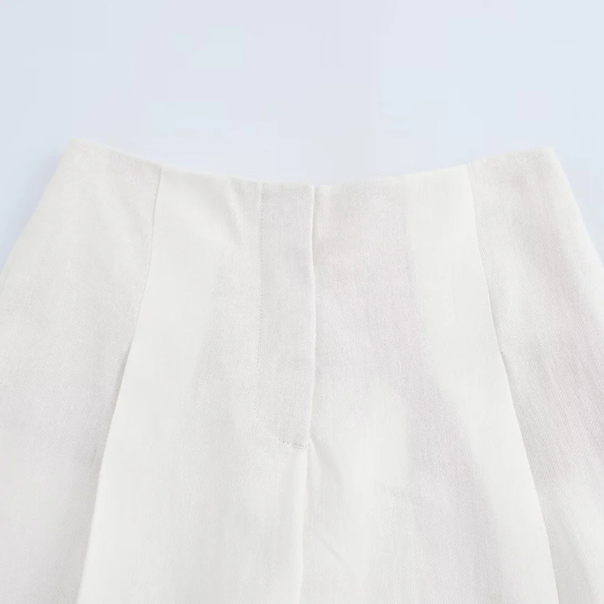 Women's Casual Chic Blended Suit Jacket and Straight Trousers Set for Spring and Summer