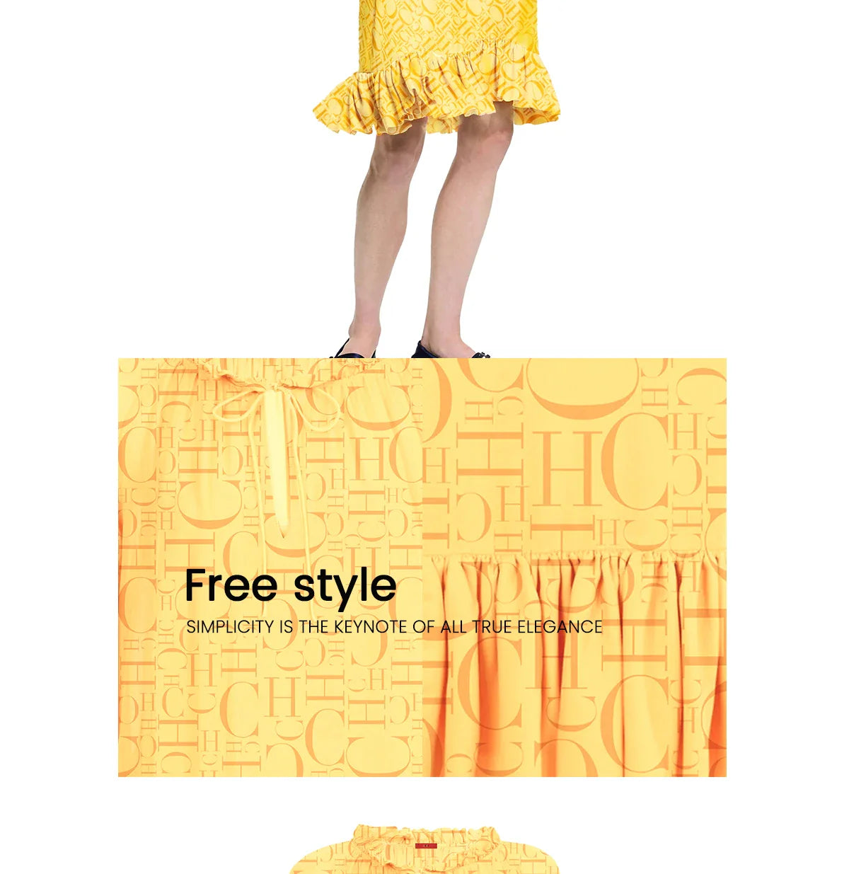 Women's Round Neck Print Dress Loose Casual Long Sleeve