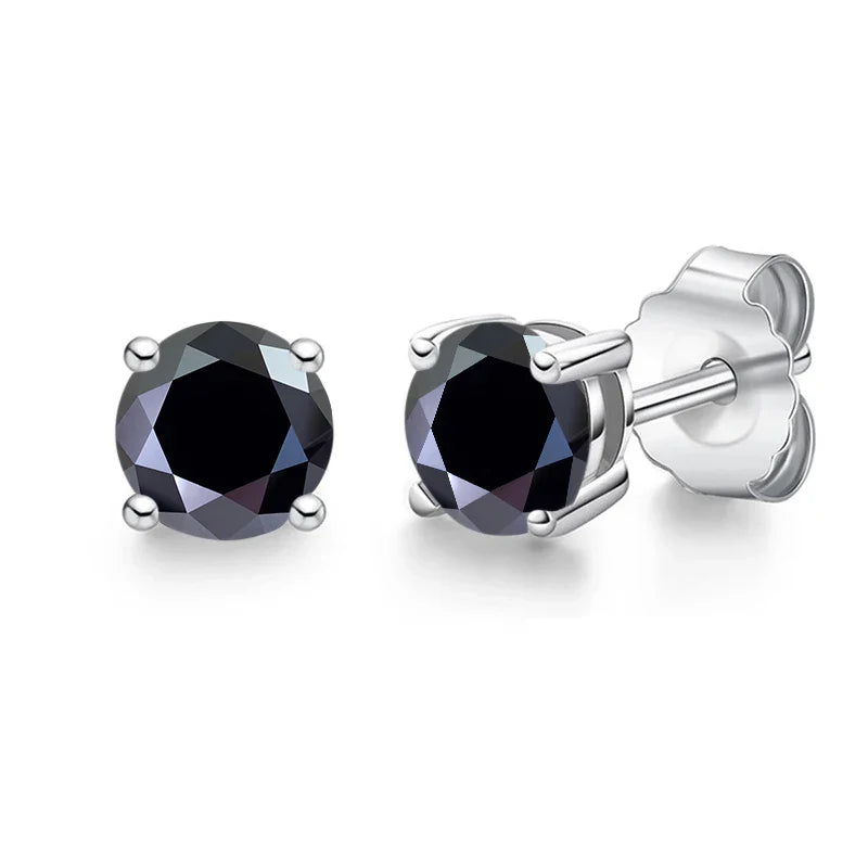 Moissanite Diamond Stud Earrings in S925 Sterling Silver for Women Perfect for Wedding Engagement and Anniversary Gifts