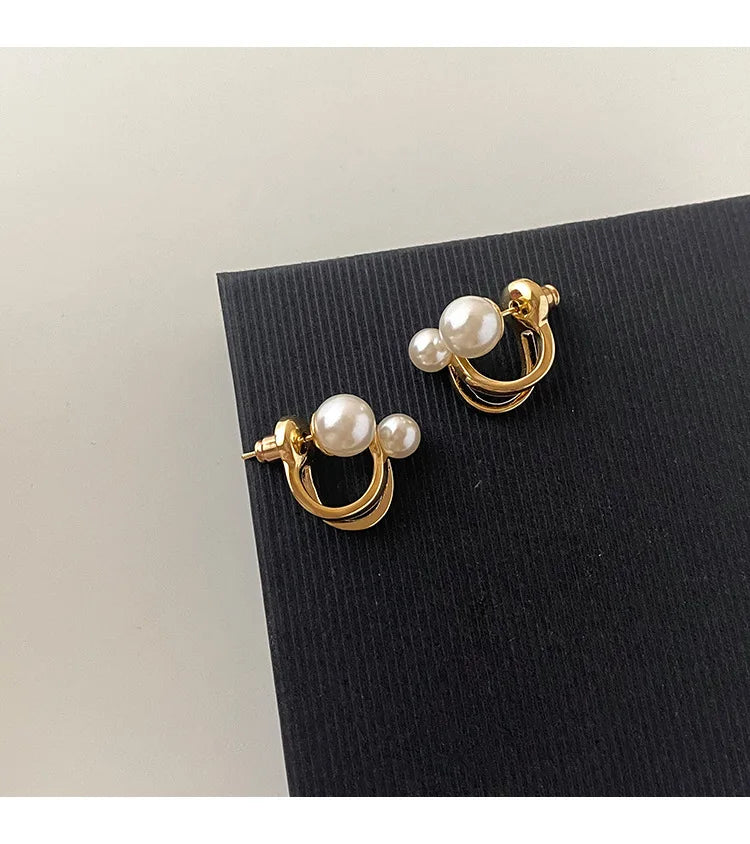 Classic Pearl Earrings for Women Retro Style Jewelry Gifts