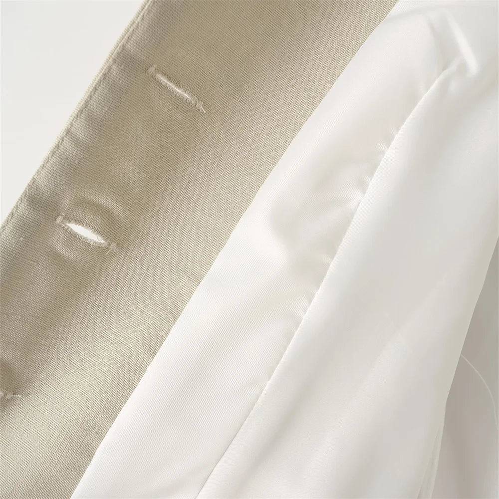 Versatile Slim Sleeveless Cotton Linen Vest and Mid-Waist Trousers Suit for Women's Commuting Style