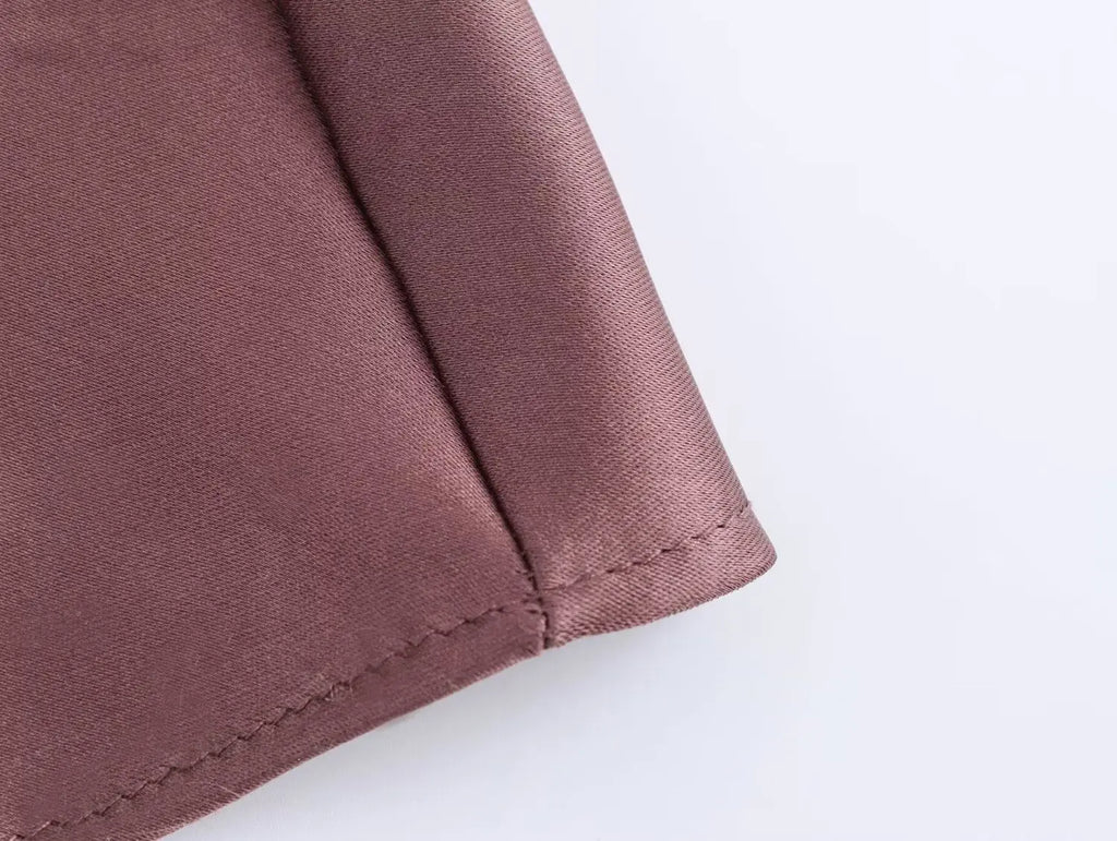 Satin Cowl Neck Maxi Dress With Spaghetti Straps Occasion