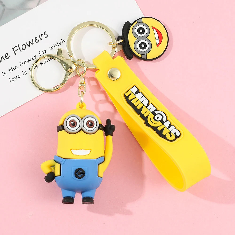 Kawaii Minions Keychain Pendant Creative Cartoon Bag Decoration Gift