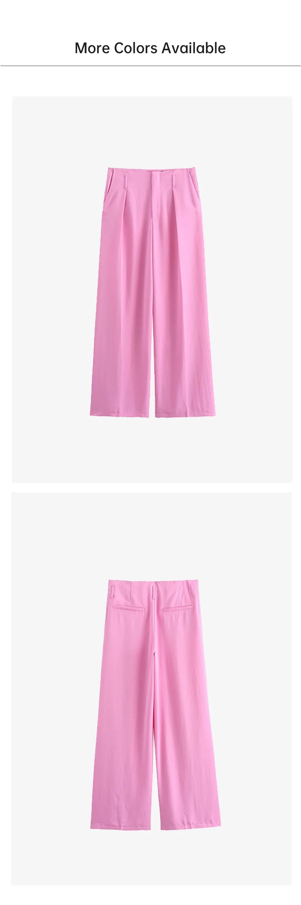 Casual Women's Fashion Flip Collar Suit Coat and Strap Decoration Pants Set