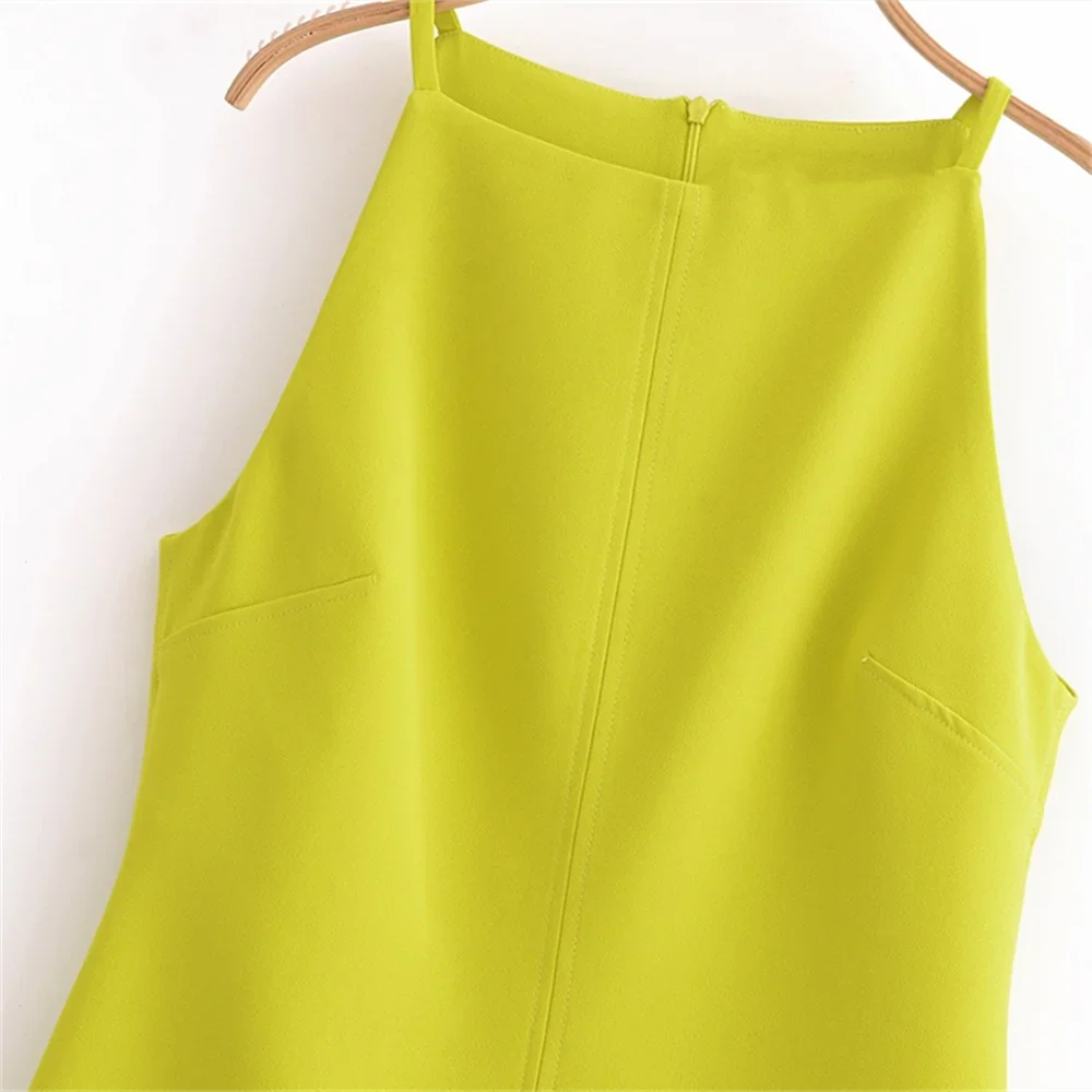 Elegant Women's Sleeveless Dress Slim Fit For Spring