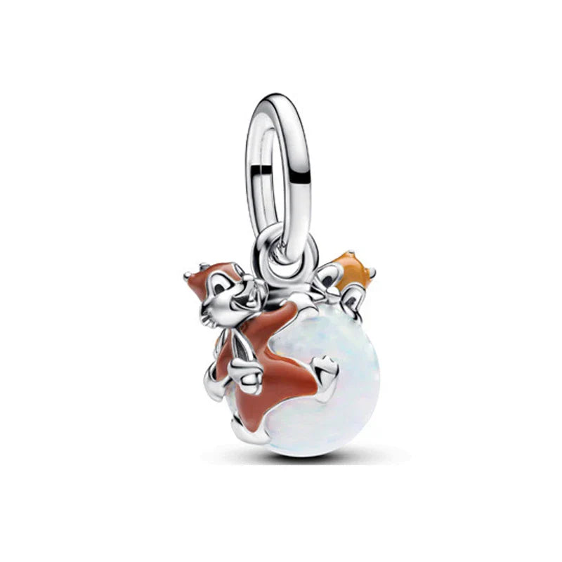 Winnie the Pooh Eeyore Piglet Tigger Charms Silver 925 Beads for 3mm Bracelets Women's Jewelry
