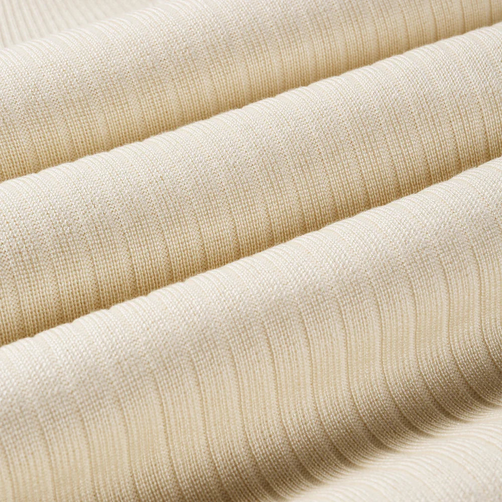 Cozy Knitted Two-Piece Women's Tracksuit Set Featuring Half Turtleneck Sweater and Wide Leg Jogger Pants for Autumn and Winter