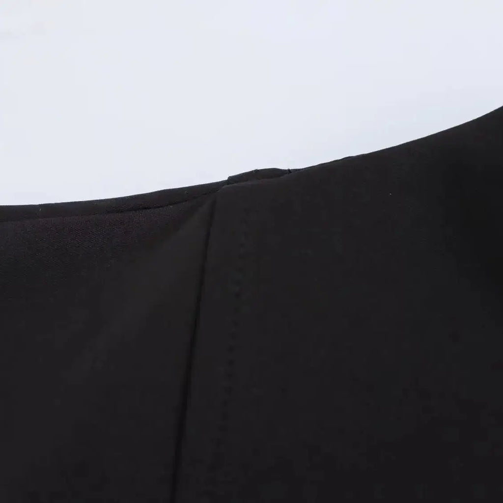 Womens Pleated Sleeveless Party Dress with Back Zipper