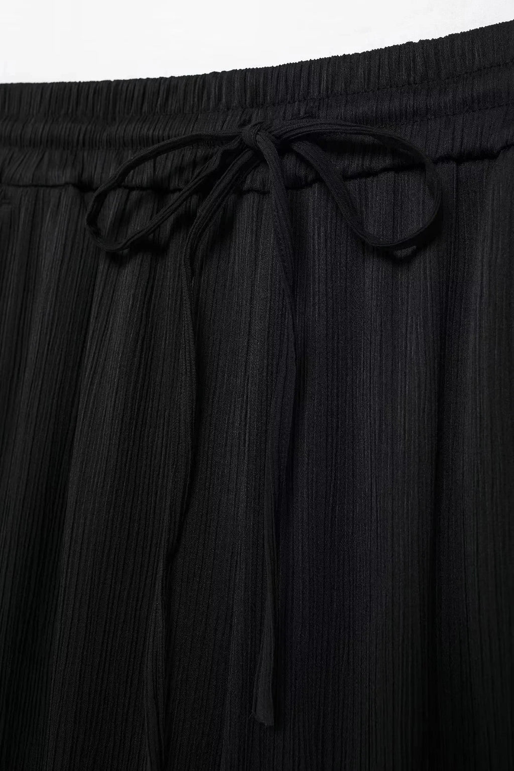 Elegant Women Blazer Pant Suit Set with Wrinkle Effect Double Breasted Long Sleeve Coat and Straight Trouser for Office Wear