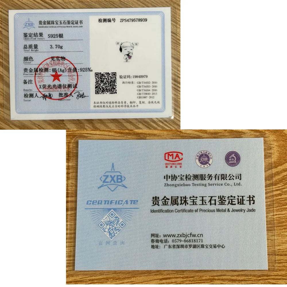 Pink Flower Caterpillar DIY 925 Sterling Silver Bead for Bracelet Bangle Jewelry Accessories