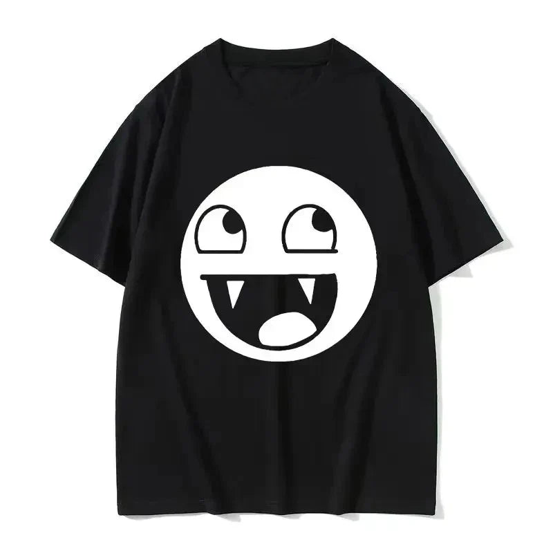 Funny Domo Kun Meme T Shirt for Women Casual Summer O Neck High Quality Oversized Tee