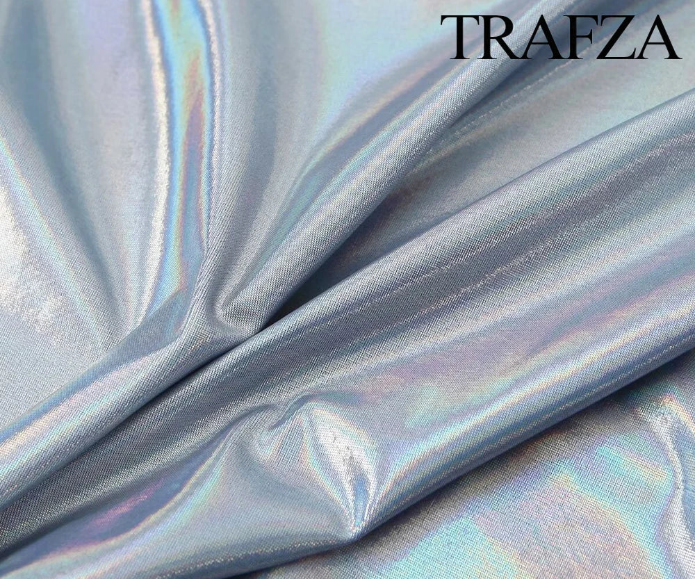 Metallic Glitter Backless Spaghetti Strap Dress For Party