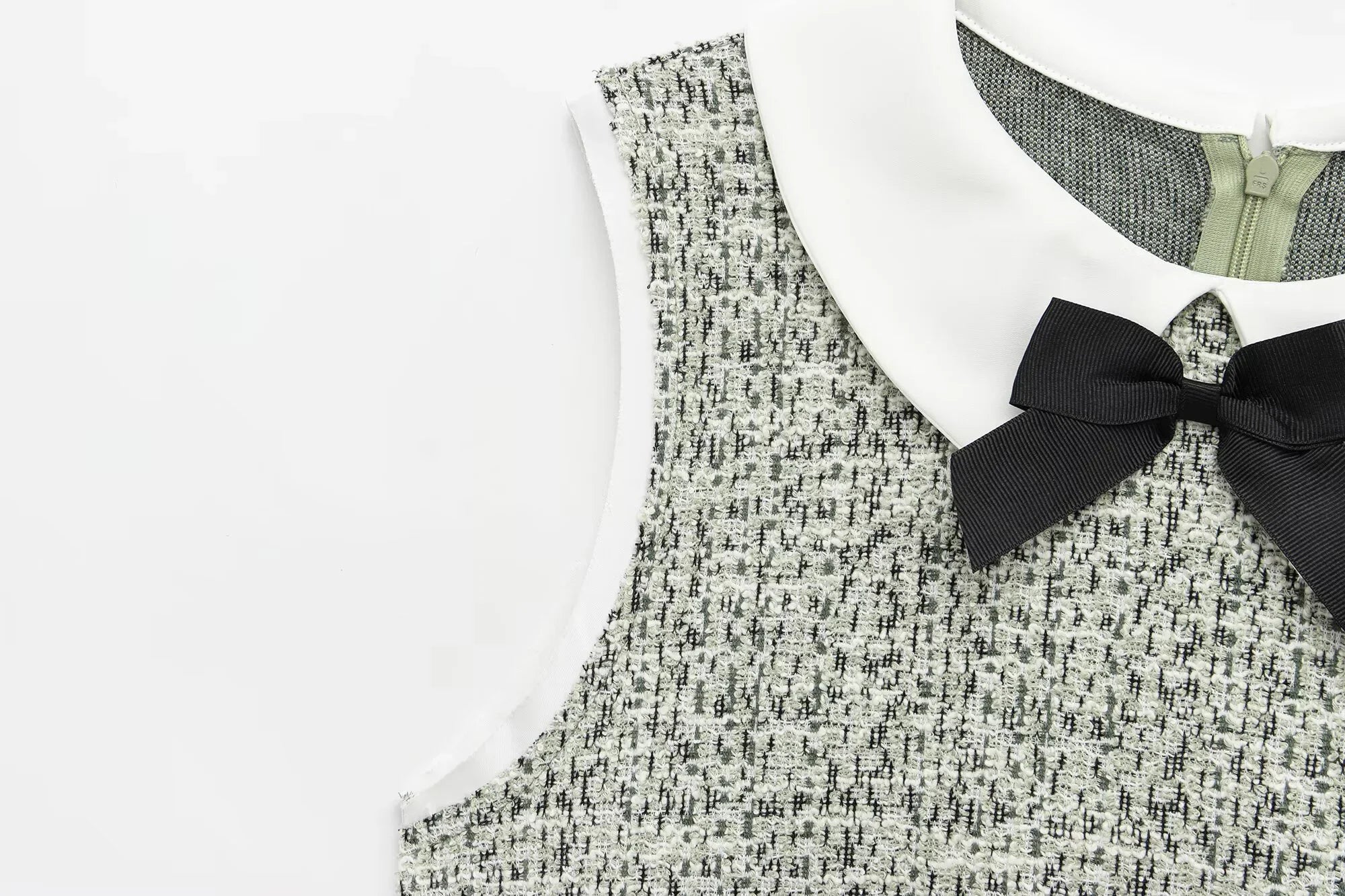 Chic Bow Decor Sleeveless Short Dress For Women Everyday