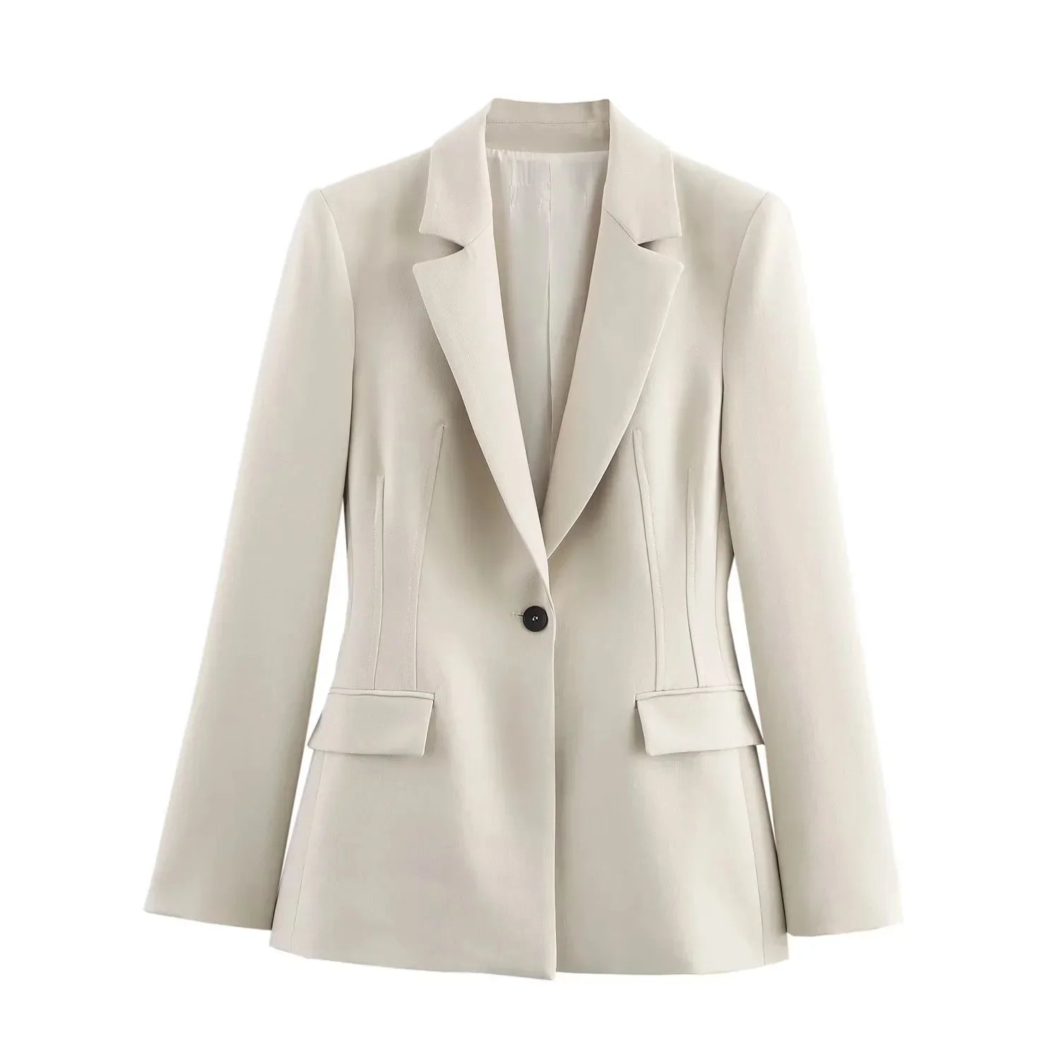 Elegant Women Blazer And Pants Suit For Office Wear