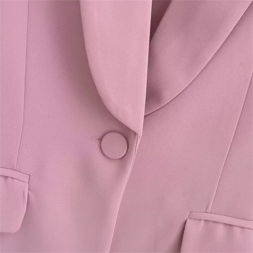 Fashionable Women's Two-Piece Suit Set with Jacket and Pants