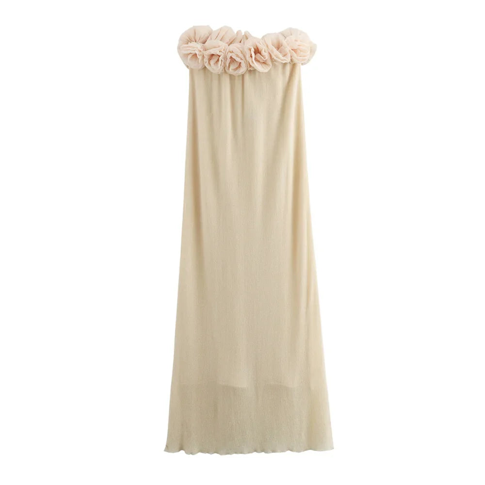 Elegant Floral Pattern Knit Blazer Dress for Women