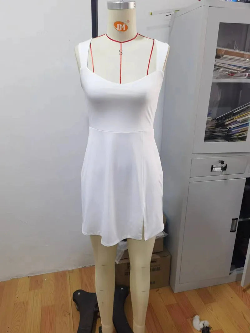 Women's Sleeveless Bodycon Mini Dress Sweetheart Neckline