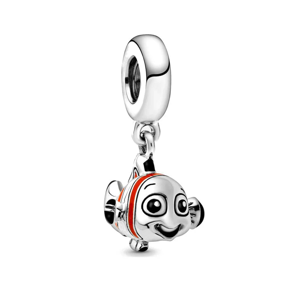 Disney Dumbo Mickey Chain Stitch Dalmatians Charm Beads for 925 Sterling Silver Bracelet Necklace Jewelry