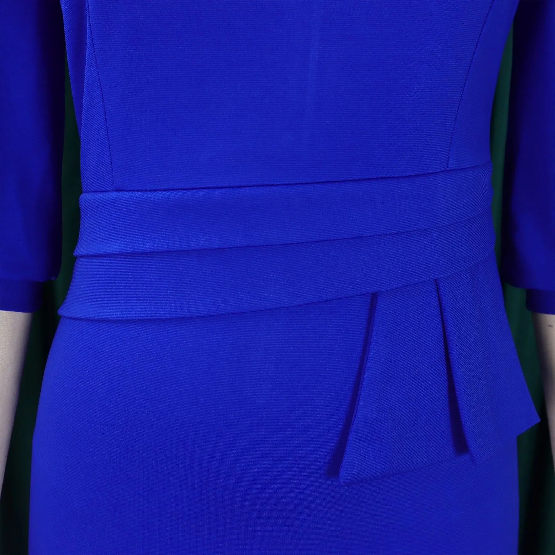 Elegant Office Dress For Women O Neck Half Sleeve Sheath