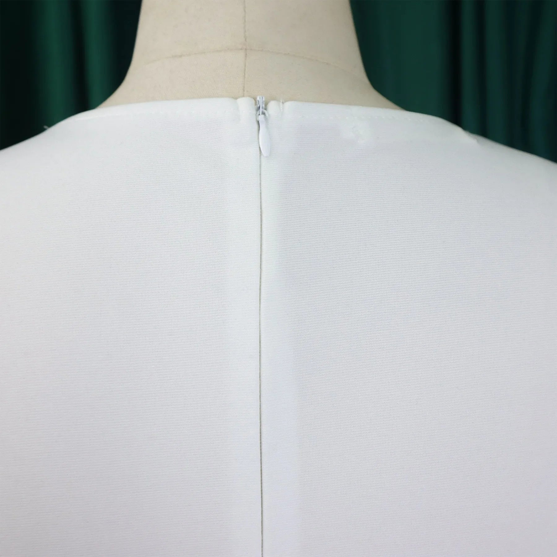 V Neck Office Dress For Women Belted Pleated Mid Calf