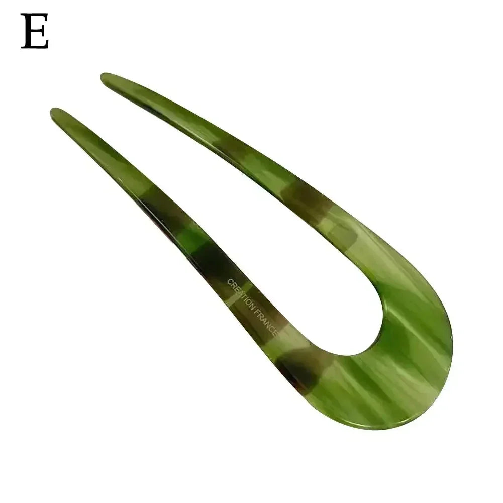 U Shaped Hairpin for Women Modern Chinese Hair Accessories Elegant Temperament Hairpin for Stylish Updos