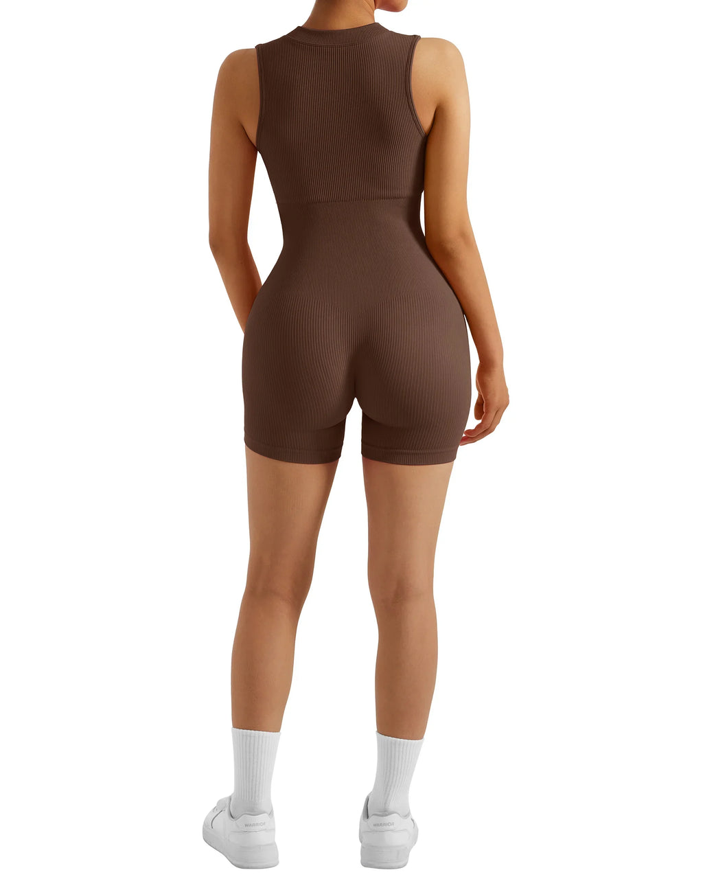 Zipper XL Size Sleeveless Jumpsuit Bodysuit for Women Summer Romper Overalls Streetwear Fashion Outfits