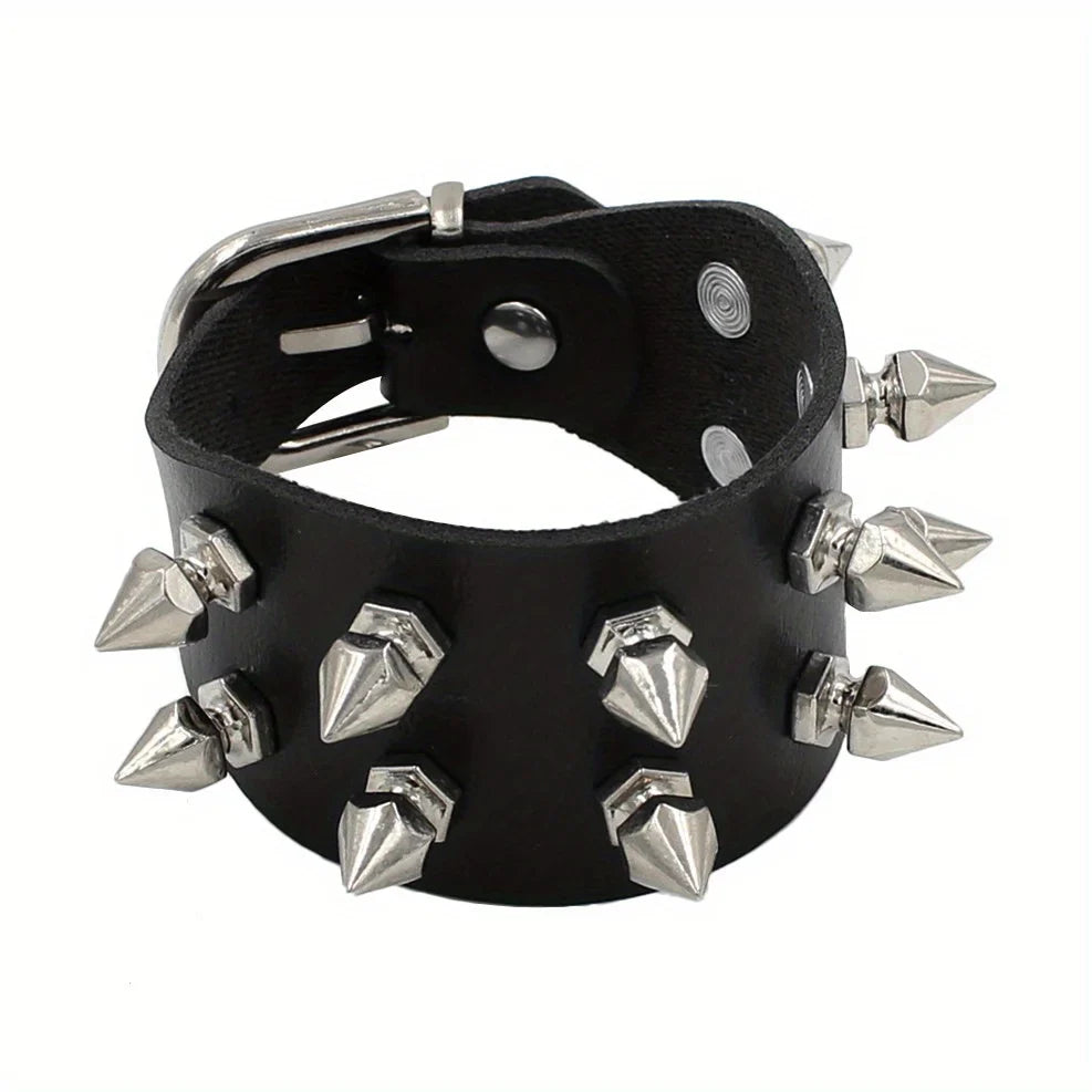 Gothic Punk Multi Chain Street Dance Bracelet for Halloween Cosplay and Party Gifts