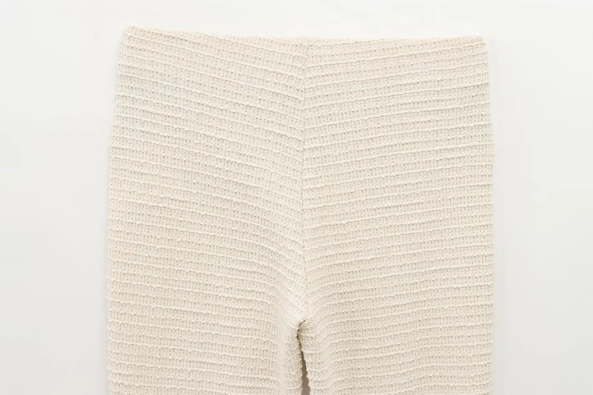 Women's Casual Chic Bow Top and Flared Pants Suit Set for Spring and Summer