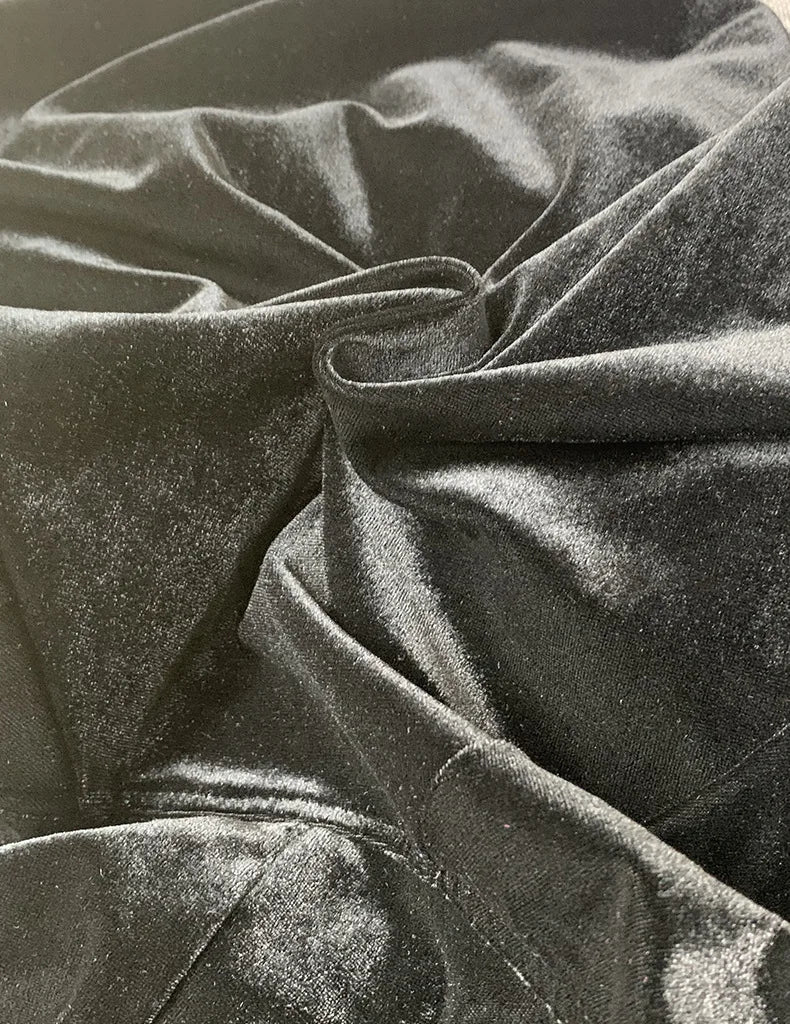 Velvet Tracksuit Women Two Piece Set with Zipper Crop Coat and Long Pants Casual Outfit