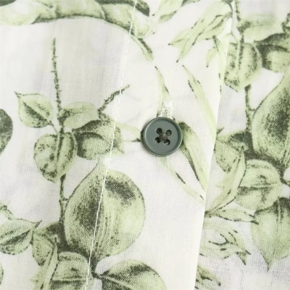 Casual Loose Printed Shirt and Wide Leg Straight Pants Set for Women Versatile Stylish Everyday Outfit